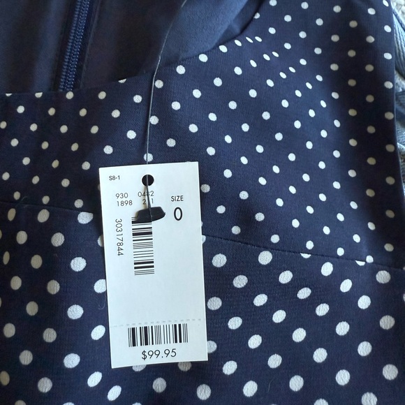 NWT Women’s The Limited Sleeveless Polka Dot Dress - Picture 3 of 6